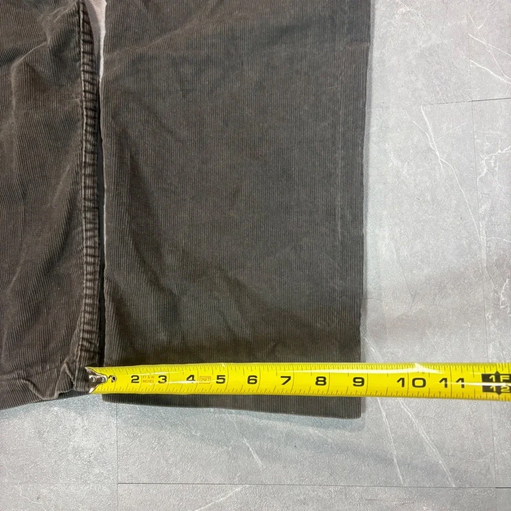 Levis 559 Relaxed Straight Corduroy Pants Mens W29 L30 Charcoal Gray 2753